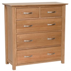 Devonshire New Oak 2 over 3 Chest of Drawers